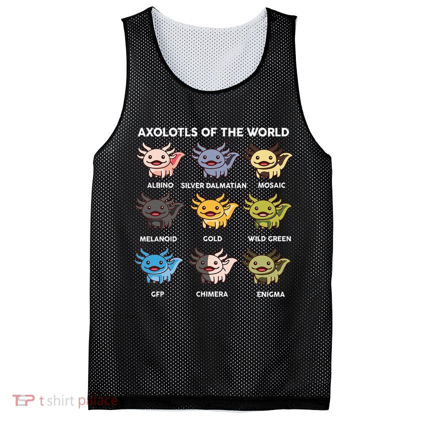 Axolotl Axolotl Of World Kids Mesh Reversible Basketball Jersey Tank