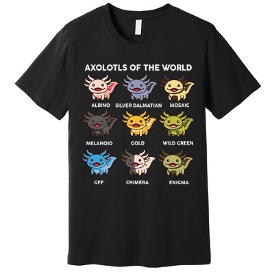 Axolotl Axolotl Of World Kids Premium T-Shirt