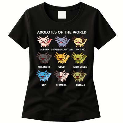 Axolotl Axolotl Of World Kids Womens T-Shirt