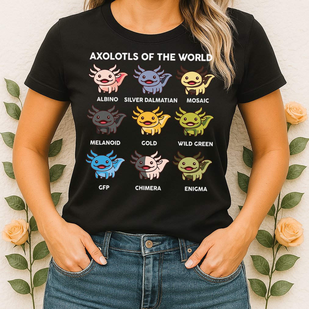 Axolotl Axolotl Of World Kids Womens T-Shirt