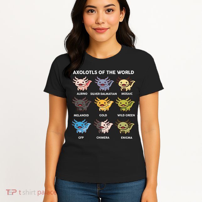 Axolotl Axolotl Of World Kids Womens T-Shirt