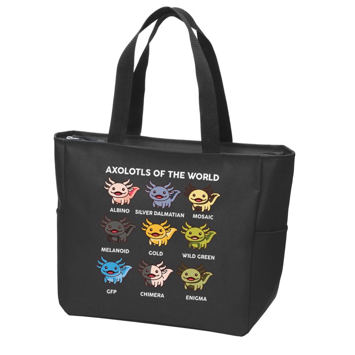 Axolotl Axolotl Of World Kids Zip Tote Bag