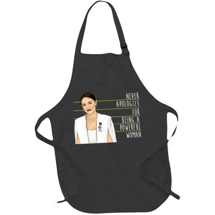 AOC Alexandria Ocasio Cortez Powerful Woman Quote Apron