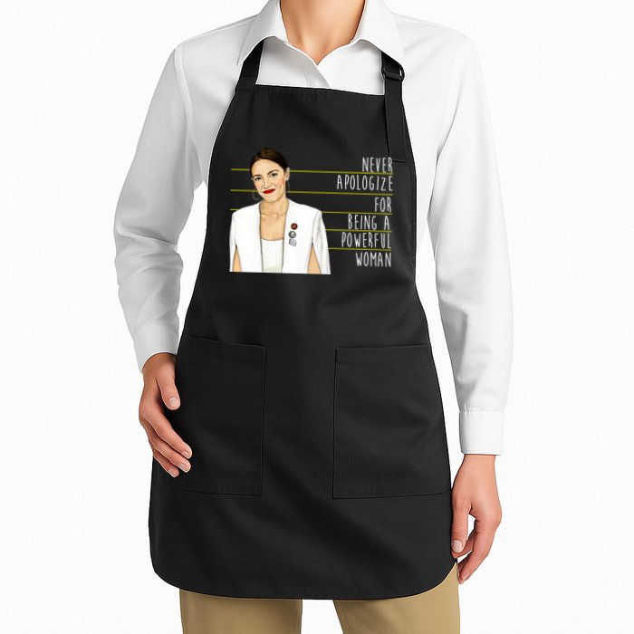 AOC Alexandria Ocasio Cortez Powerful Woman Quote Apron