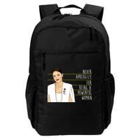 AOC Alexandria Ocasio Cortez Powerful Woman Quote Backpack