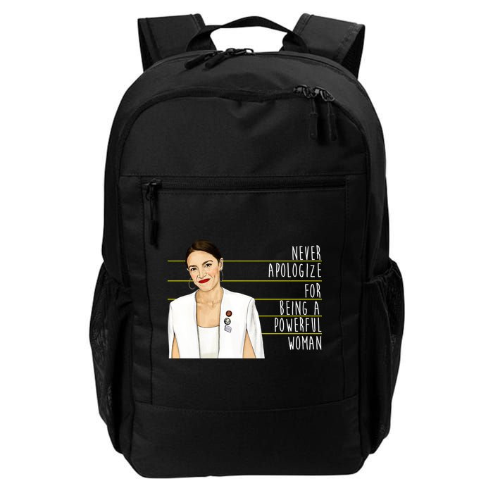 AOC Alexandria Ocasio Cortez Powerful Woman Quote Backpack