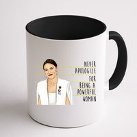 AOC Alexandria Ocasio Cortez Powerful Woman Quote Mug