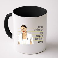 AOC Alexandria Ocasio Cortez Powerful Woman Quote Mug