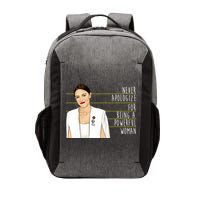 AOC Alexandria Ocasio Cortez Powerful Woman Quote Vector Backpack
