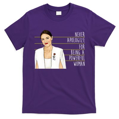 AOC Alexandria Ocasio Cortez Powerful Woman Quote T-Shirt