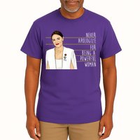 AOC Alexandria Ocasio Cortez Powerful Woman Quote Tall T-Shirt