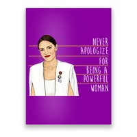 AOC Alexandria Ocasio Cortez Powerful Woman Quote Poster