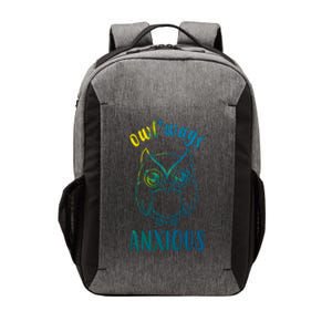 Always Anxious Owl Funny Vector Backpack