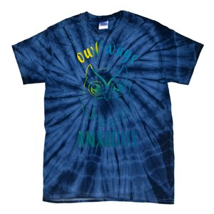 Always Anxious Owl Funny Tie-Dye T-Shirt