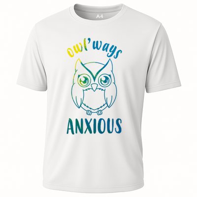 Always Anxious Owl Funny Performance Shirt