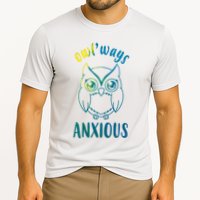 Always Anxious Owl Funny Cooling Performance Crew T-Shirt