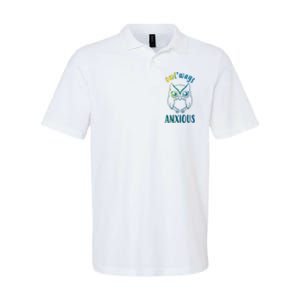 Always Anxious Owl Funny Softstyle Adult Sport Polo