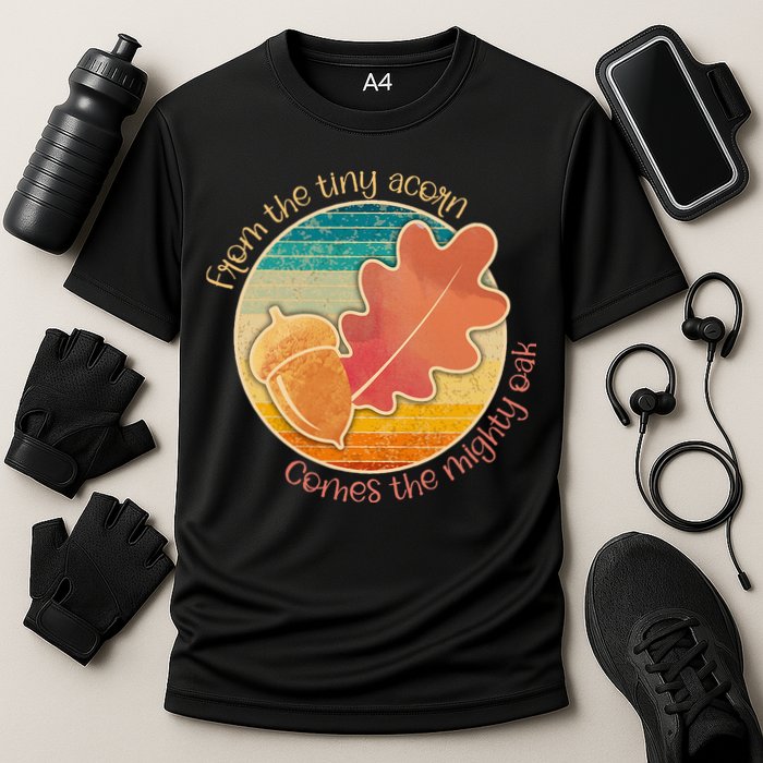 Acorn And Oak Leaf For Nature Lovers Performance Shirt