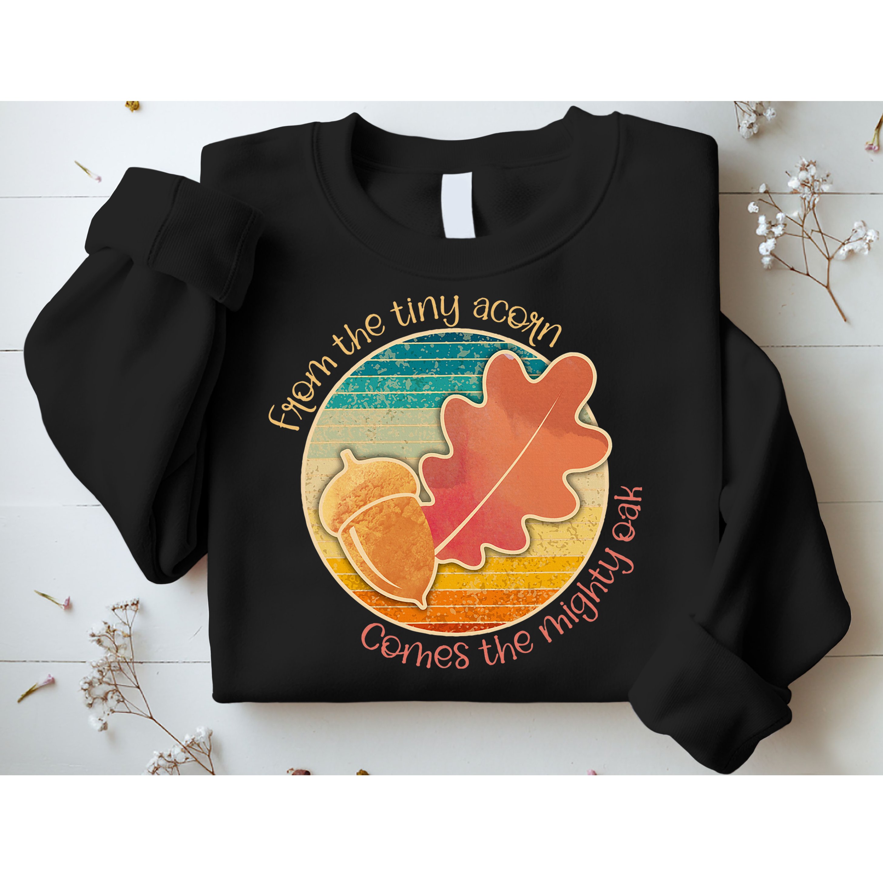 Acorn And Oak Leaf For Nature Lovers Sweatshirt