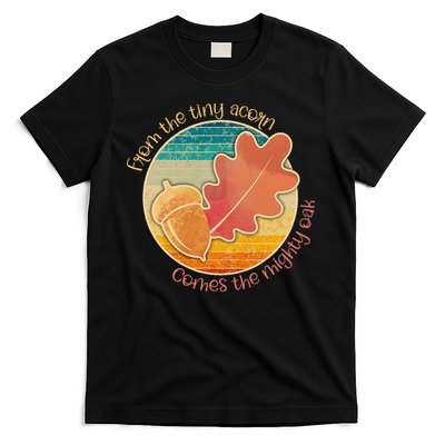 Acorn And Oak Leaf For Nature Lovers T-Shirt