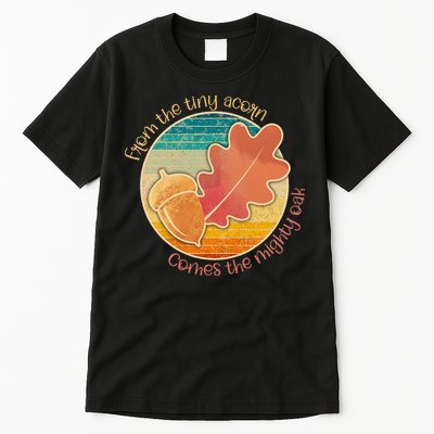 Acorn And Oak Leaf For Nature Lovers Tall T-Shirt