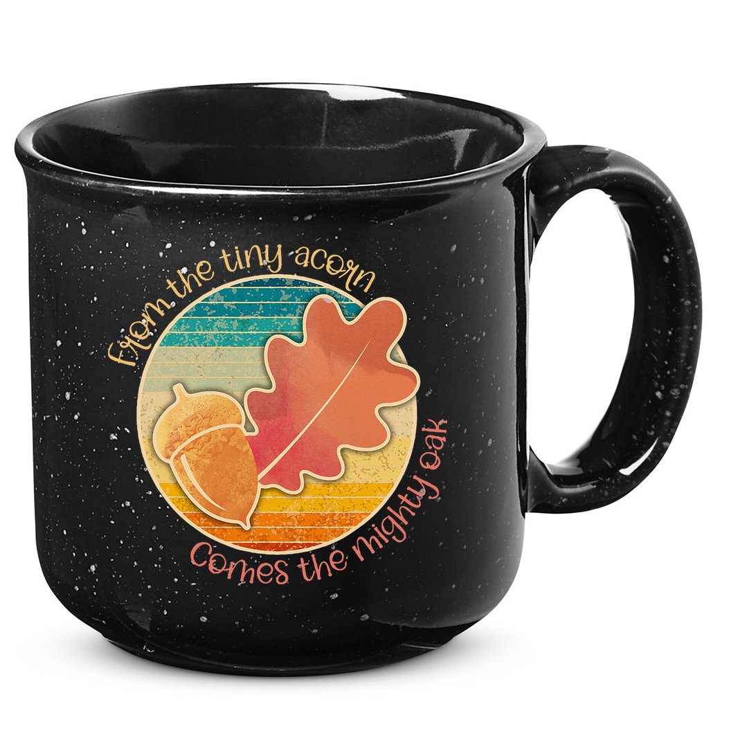 Acorn And Oak Leaf For Nature Lovers 15oz Campfire Ceramic Mug