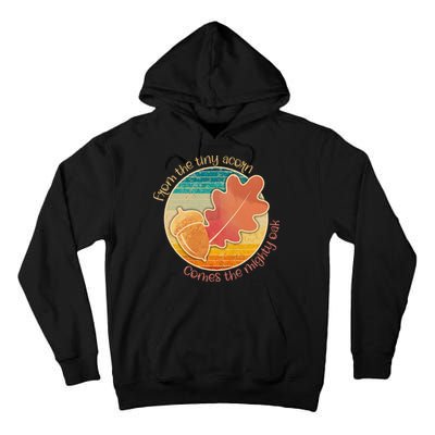 Acorn And Oak Leaf For Nature Lovers Tall Hoodie