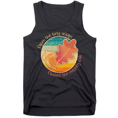 Acorn And Oak Leaf For Nature Lovers Tank Top