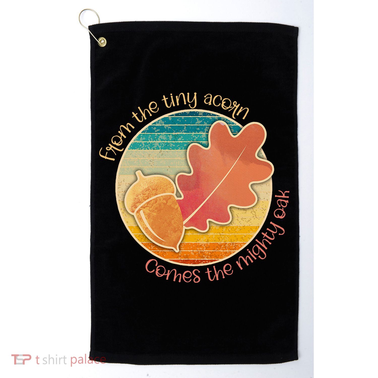 Acorn And Oak Leaf For Nature Lovers Golf Towel