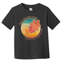 Acorn And Oak Leaf For Nature Lovers Toddler T-Shirt