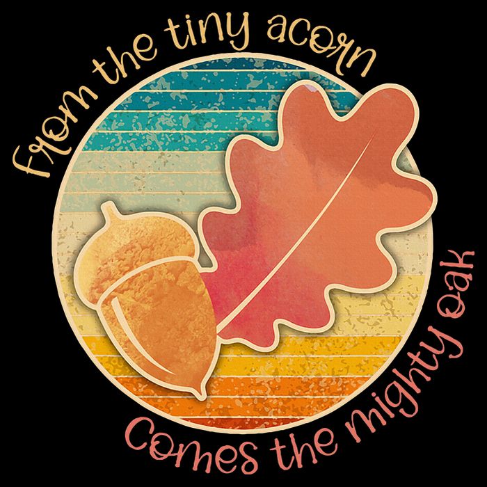 Acorn And Oak Leaf For Nature Lovers Toddler T-Shirt