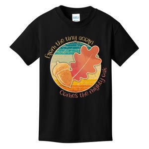 Acorn And Oak Leaf For Nature Lovers Kids T-Shirt