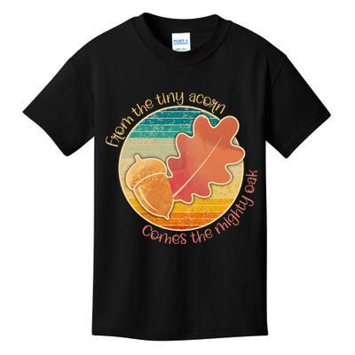 Acorn And Oak Leaf For Nature Lovers Kids T-Shirt