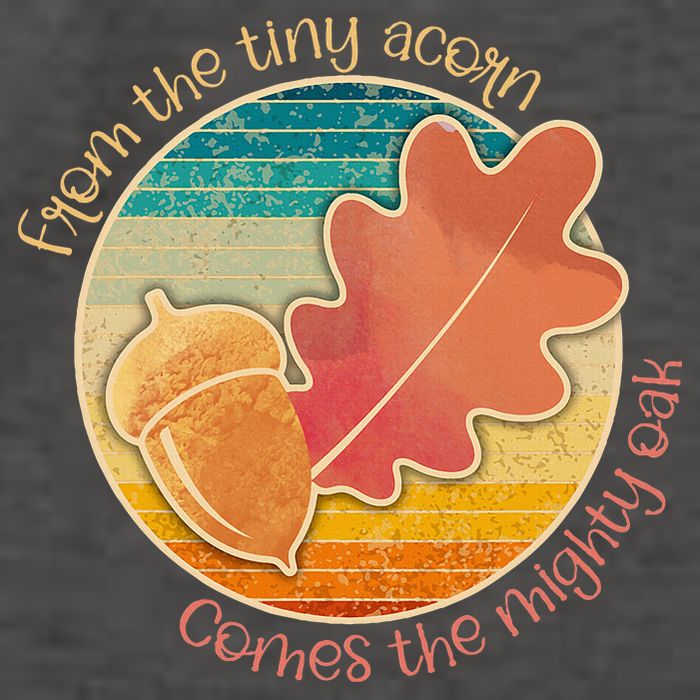 Acorn And Oak Leaf For Nature Lovers Vector Backpack