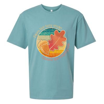 Acorn And Oak Leaf For Nature Lovers Sueded Cloud Jersey T-Shirt