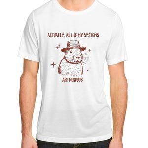 Actually All Of My Systems Are Nervous Adult ChromaSoft Performance T-Shirt