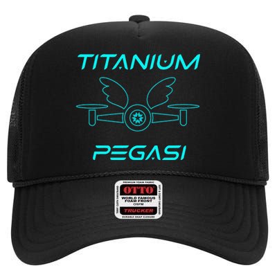 American Academy of Innovation AAI Pegasi UAV Racing Teams High Crown Mesh Back Trucker Hat