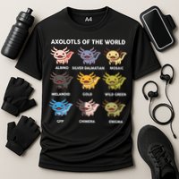 Axolotl-  Axolotl Of World  Performance Shirt
