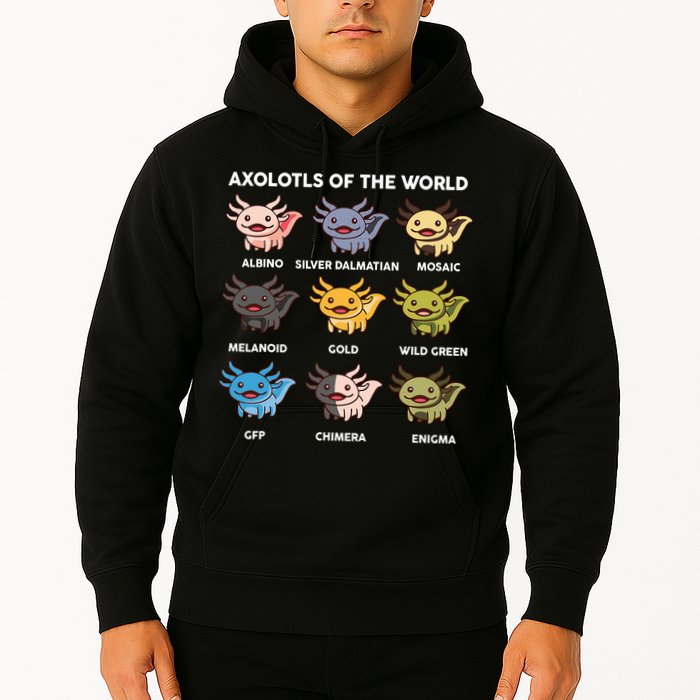 Axolotl-  Axolotl Of World  Hoodie