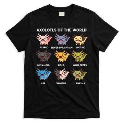 Axolotl-  Axolotl Of World  T-Shirt