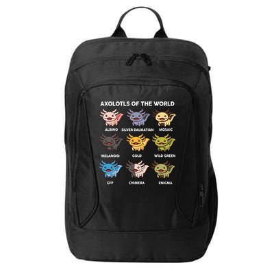 Axolotl-  Axolotl Of World  City Backpack