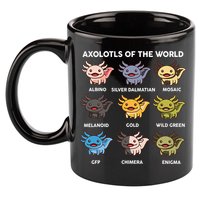 Axolotl-  Axolotl Of World  11oz C Handle Ceramic Mug
