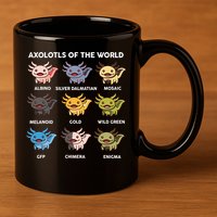 Axolotl-  Axolotl Of World  11oz C Handle Ceramic Mug