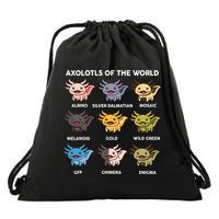 Axolotl-  Axolotl Of World  Drawstring Bag