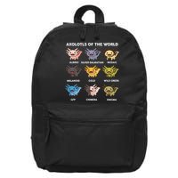 Axolotl-  Axolotl Of World  16 in Basic Backpack