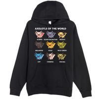 Axolotl-  Axolotl Of World  Premium Pullover Hoodie