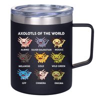 Axolotl-  Axolotl Of World  12oz Stainless Steel Coffee Mug