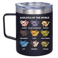 Axolotl-  Axolotl Of World  12oz Stainless Steel Coffee Mug