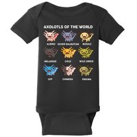 Axolotl-  Axolotl Of World  Baby Bodysuit