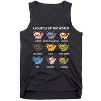 Axolotl-  Axolotl Of World  Tank Top